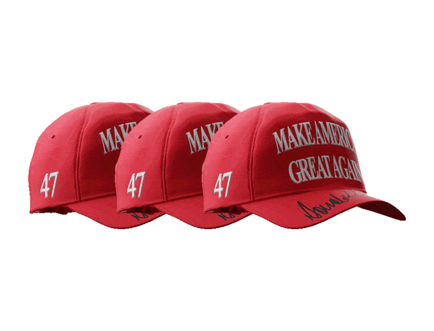 Maga Hat 47 Red of 3 Piece