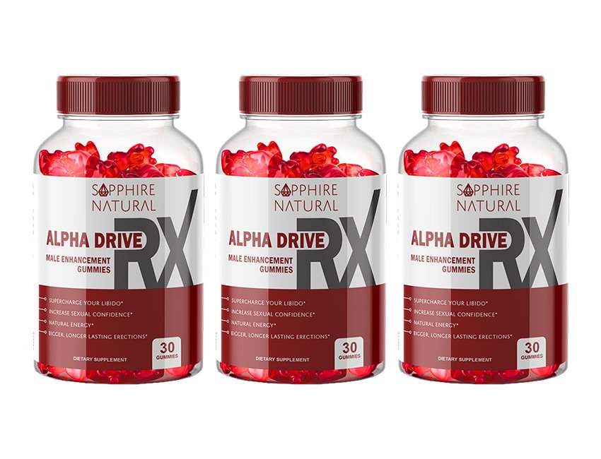 3 Bottles of Alpha Drive Rx