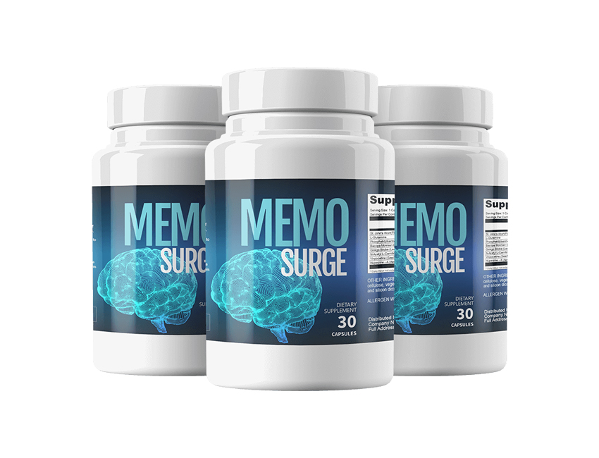 3 Bottles of MemoSurge